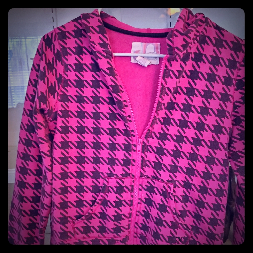 Girls front zip hoodie